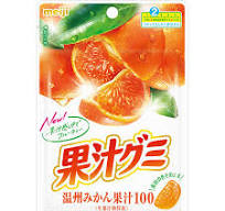 Meiji Juice Gummy Unshu Mandarin Orange