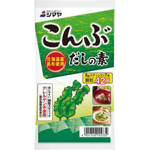 Shimaya Konbu Dashi Stock 6g x 7 stick