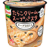 Knorr Soup DELI Cod Roe Cream Soup Pasta with Soy Milk 6 pieces | Cup Soup