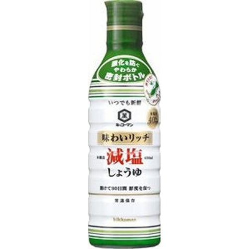 Kikkoman Always fresh, rich, low-salt soy sauce