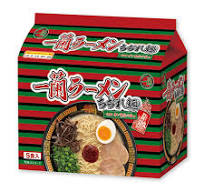 Ichiran Ramen Curly Noodles with Ichiran's special red secret powder, 5 servings