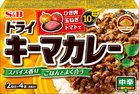 S&B Foods Dry Keema Curry- Medium Spicy