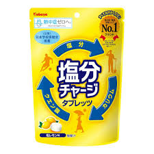 Kabaya Salt Charge Tablets Salt Lemon Flavor 81g