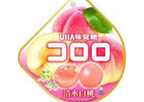 UHA Mikakuto Kororo White Peach Bag