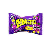 Grape flavored roll candy
