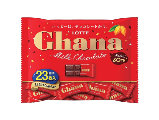 Lotte Ghana Milk Bag 92g