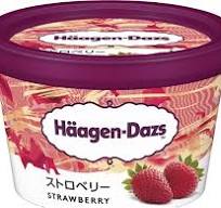 Haagen-Dazs Mini Cup Strawberry 110ml